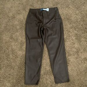 Old Navy faux  leather pants
